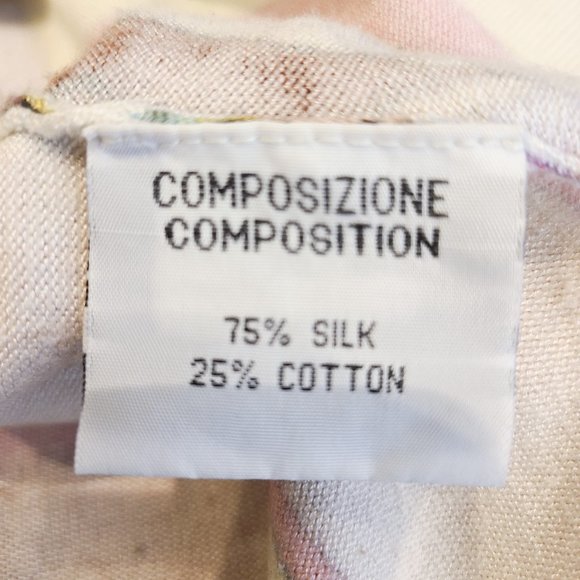 Emilio Pucci Iride Print Silk/Cotton Sweater Pullover Top - Size: 38 - Picture 16 of 16